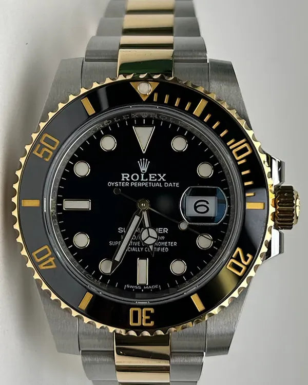 2018 Rolex Submariner Date 40MM Black Dial Two-Tone Oyster Bracelet (116613LN)