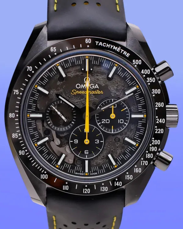 2024 Omega Speedmaster Dark Side of the Moon "Apollo 8" 44.25MM Black Dial Rubber Strap (310.92.44.50.01.001)