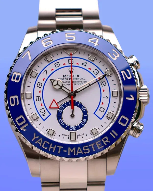 2019 Rolex Yacht-Master II 44MM White Dial Oyster Bracelet (116680)