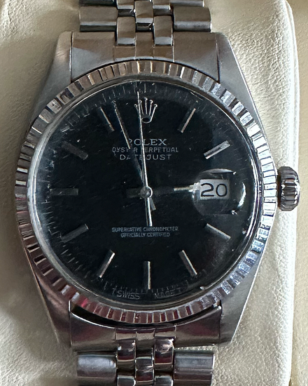Rolex Datejust 36MM Black Dial Jubilee Bracelet (16003)