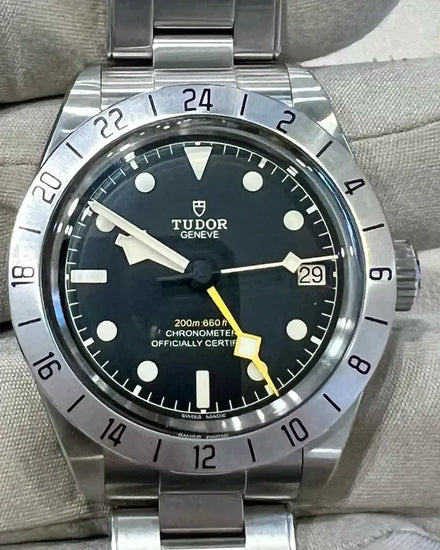 2025 Tudor Black Bay GMT Pro 39MM Black Dial Steel Bracelet (79470)