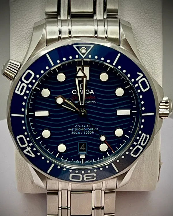 Omega Seamaster Diver 300M 42MM Blue Dial Steel Bracelet (210.30.42.20.03.001)