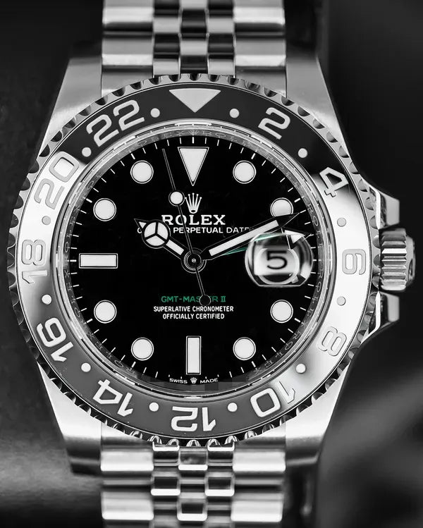 2025 Rolex GMT-Master II "Bruce Wayne" 40MM Black Dial Jubilee Bracelet (126710GRNR)