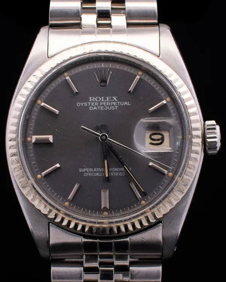 Rare Rolex Datejust 36MM Grey "Sigma" Dial Jubilee Bracelet (1601)