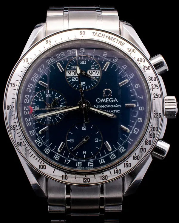 Omega Speedmaster Day Date 39MM Blue Dial Steel Bracelet (3523.80.00)
