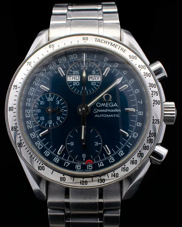 Omega Speedmaster Day-Date 39MM Blue Dial Steel Bracelet (3523.80.00)