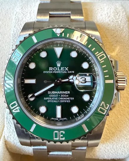 2020 Rolex Submariner Date “Hulk” 40MM Green Dial Oyster Bracelet (116610LV)