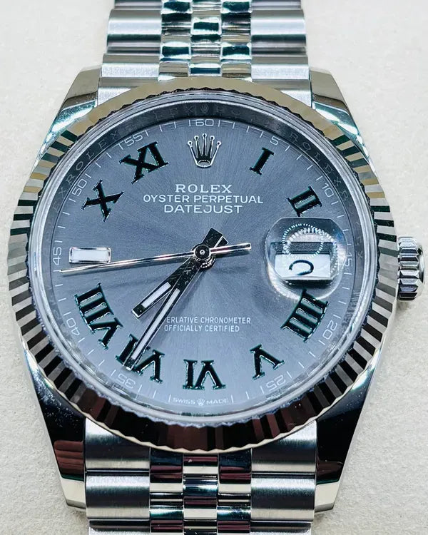 2025 Rolex Datejust "Wimbledon" 36MM Slate Dial Jubilee Bracelet (126234)
