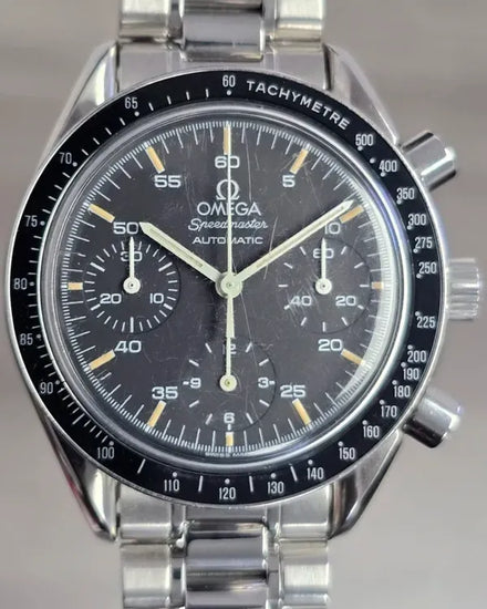 Omega Speedmaster Reduced 39MM Black Dial Steel Bracelet (3510.50.00)