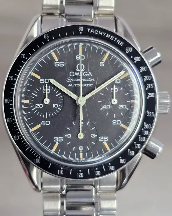 Omega Speedmaster Reduced 39MM Black Dial Steel Bracelet (3510.50.00)