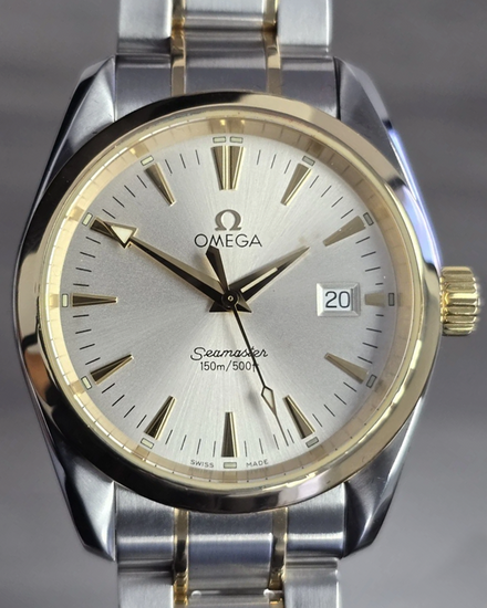 Omega Seamaster Aqua Terra 36MM Quartz Silver Dial Two-Tone Bracelet (2318.30)
