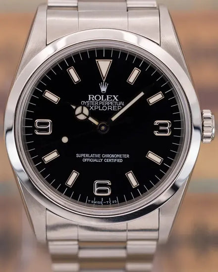 Rolex Explorer 36MM Black Dial Oyster Bracelet (14270)