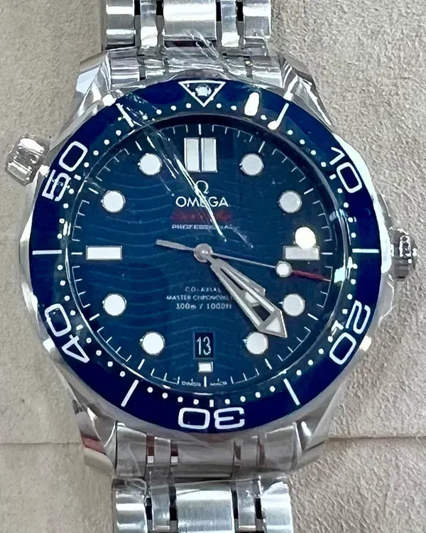 2025 Omega Seamaster Diver 300M 42MM Blue Dial Steel Bracelet (210.30.42.20.03.001)