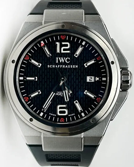 No Reserve - 2013 IWC Schaffhausen Ingenieur "Mission Earth" 46MM Black Dial Rubber Strap (IW323601)