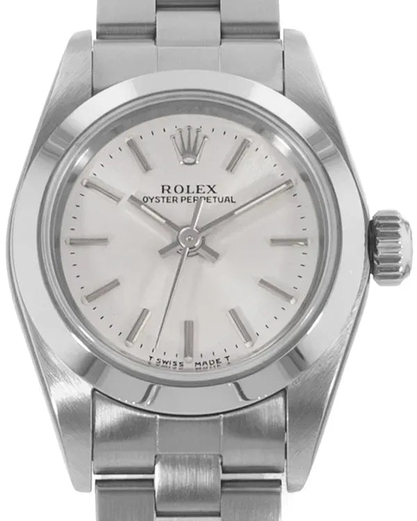 Rolex Oyster Perpetual 26MM Silver Dial Oyster Bracelet (67180)