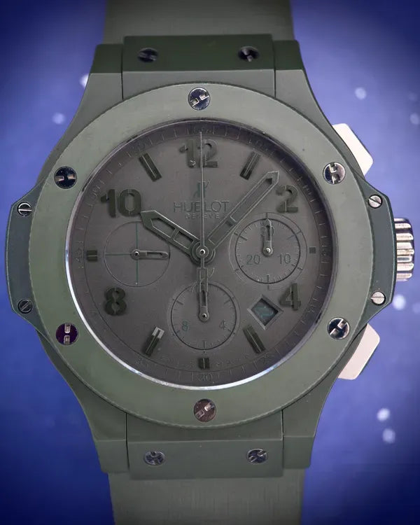 Hublot Big Bang Chronograph L. E. 44MM Grey Dial Rubber Strap (301.GI.5290.RG)