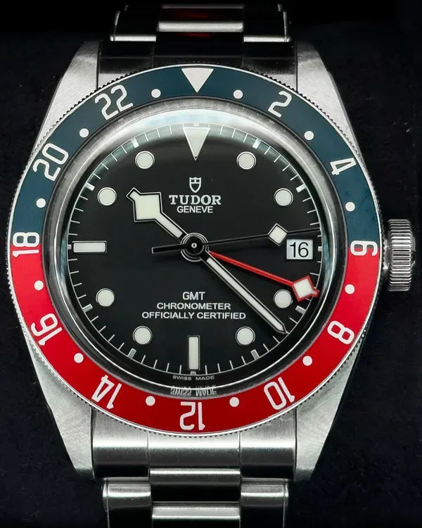 2021 Tudor Black Bay GMT "Pepsi" 41MM Black Dial Steel Bracelet (79830RB)