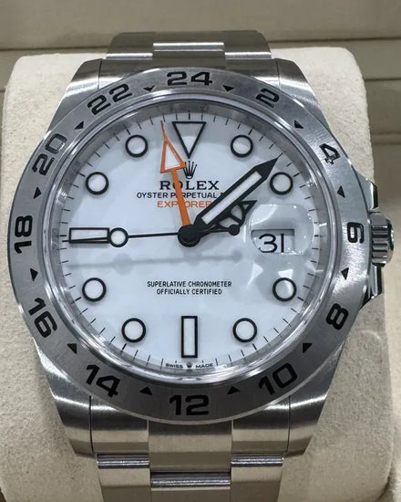 2025 Rolex Explorer II "Polar" 42MM White Dial Oyster Bracelet (226570)