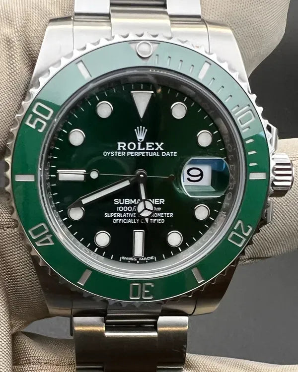 2020 Rolex Submariner Date “Hulk” 40MM Green Dial Oyster Bracelet (116610LV)