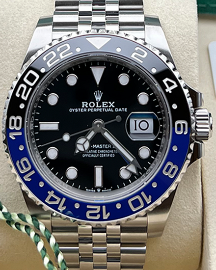 2025 Rolex GMT-Master II "Batgirl" 40MM Black Dial Jubilee Bracelet (126710BLNR)