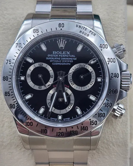 2014 Rolex Cosmograph Daytona 40MM Black Dial Oyster Bracelet (116520)