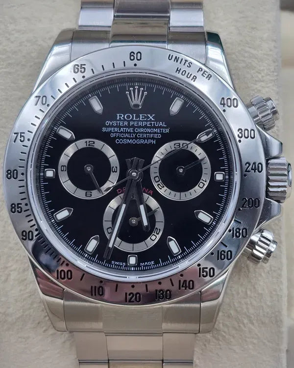 2014 Rolex Cosmograph Daytona 40MM Black Dial Oyster Bracelet (116520)