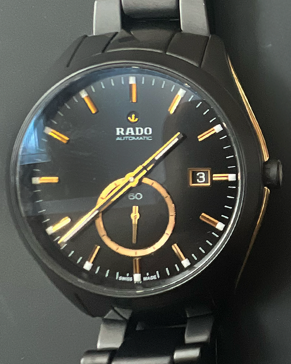 Rado Hyperchrome XL 42MM Black Dial Ceramic Bracelet (R32023152)