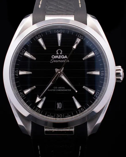 2023 Omega Seamaster Aqua Terra 150M 41MM Black Dial Rubber Strap (220.12.41.21.01.001)