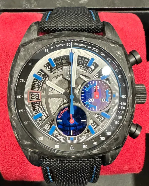 Tag Heuer Monza S.E. 42MM Skeleton Dial Textile Strap (CR5090.FN6001)