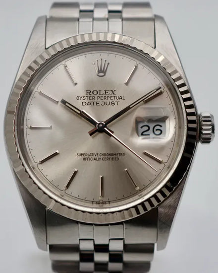 Rolex Datejust 36MM Silver Dial Jubilee Bracelet (16014)