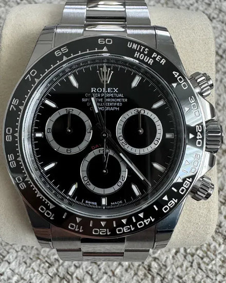 2025 Rolex Cosmograph Daytona 40MM Black Dial Oyster Bracelet (126500LN)