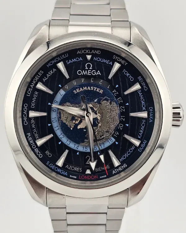 2024 Omega Seamaster Aqua Terra 150M 43MM Blue Dial Steel Bracelet (220.10.43.22.03.001)