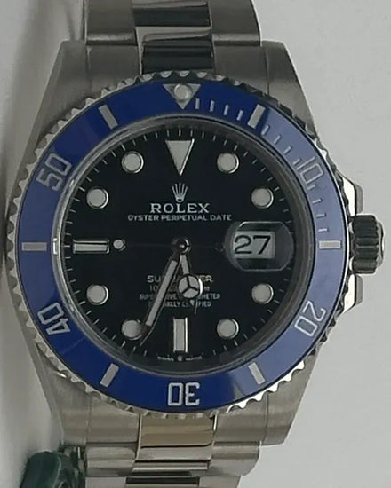 Rolex Submariner Date "Cookie Monster" 41MM Black Dial White Gold Oyster Bracelet (126619LB)