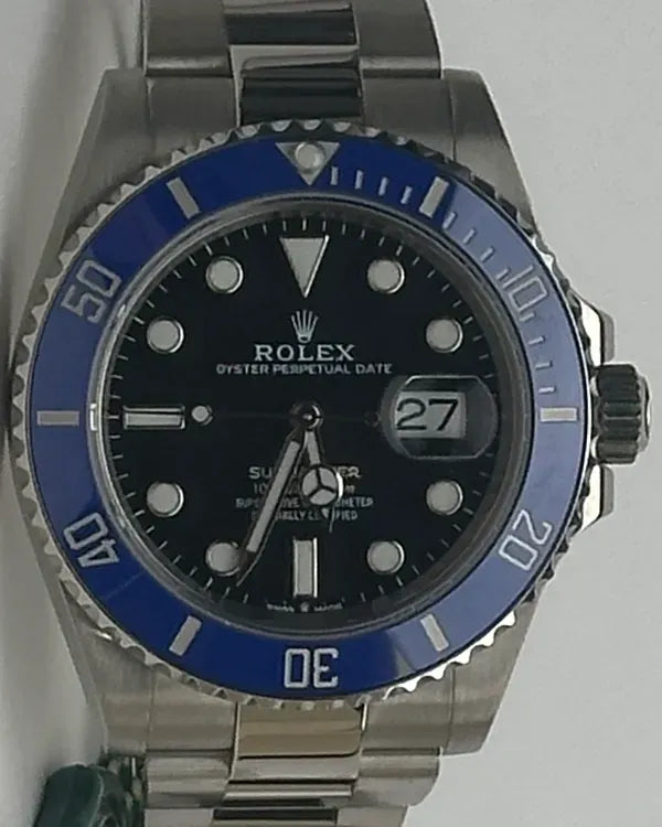 Rolex Submariner Date "Cookie Monster" 41MM Black Dial White Gold Oyster Bracelet (126619LB)