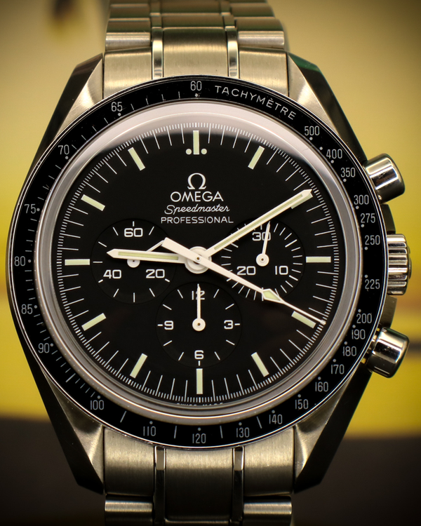Omega Speedmaster Professional Moonwatch 42MM Black Dial Steel Bracelet (311.30.42.30.01.006)
