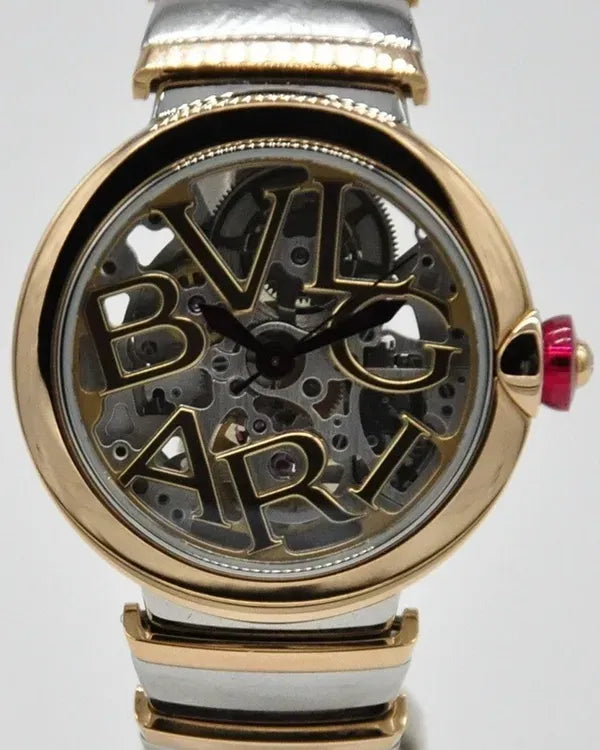 2019 Bvlgari Lvcea 33MM Skeleton Dial Two-Tone Bracelet (102878)