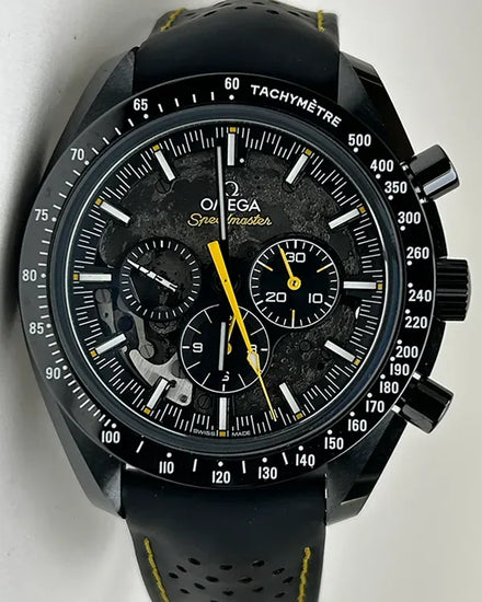 2025 Omega Speedmaster Dark Side of the Moon "Apollo 8" 44.25MM Black Dial Leather Strap (310.92.44.50.01.001)