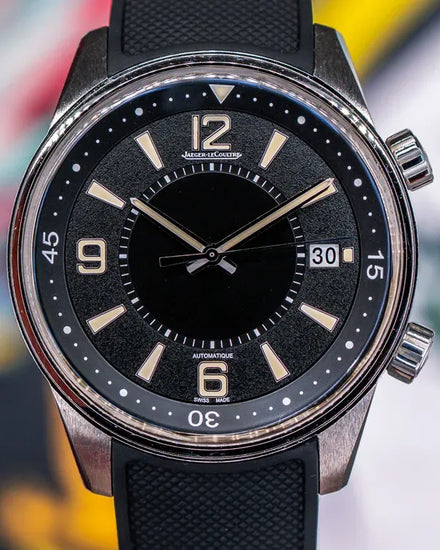 2022 Jaeger-LeCoultre Polaris Date 42MM Black Dial Rubber Strap (Q9068670)
