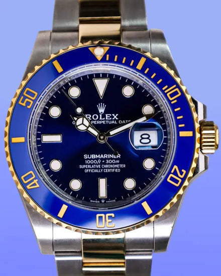 2025 Rolex Submariner Date "Bluesy" 41MM Blue Dial Two-Tone Oyster Bracelet (126613LB)