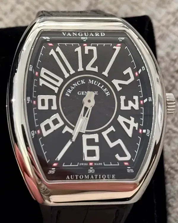 2024 Franck Muller Vanguard 50MM Black Dial Leather Strap (V41 S AT FO REL)