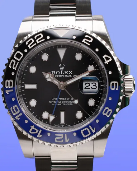 2025 Rolex GMT-Master II "Batman" 40MM Black Dial Oyster Bracelet (126710BLNR)