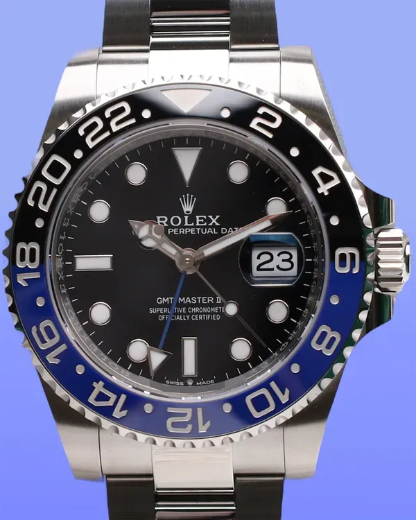 2025 Rolex GMT-Master II "Batgirl" 40MM Black Dial Jubilee Bracelet (126710BLNR)