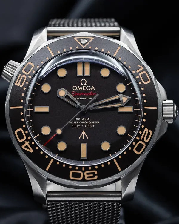 2021 Omega Seamaster Diver 300M "007 Edition" 42MM Brown Dial Titanium Bracelet (210.92.42.20.01.001)