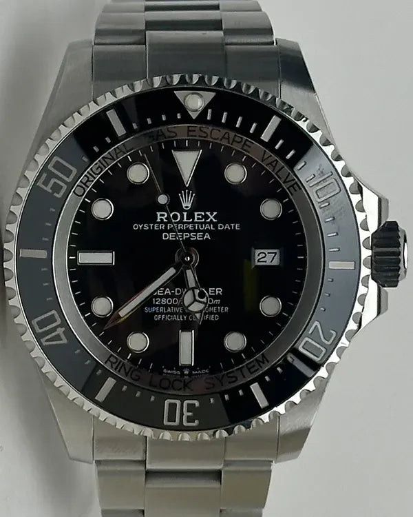 2021 Rolex Sea-Dweller Deepsea 44MM Black Dial Oyster Bracelet (126660)
