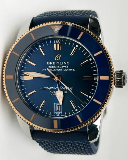 Breitling Superocean Heritage B20 42MM Blue Dial Rubber Strap (UB2010)