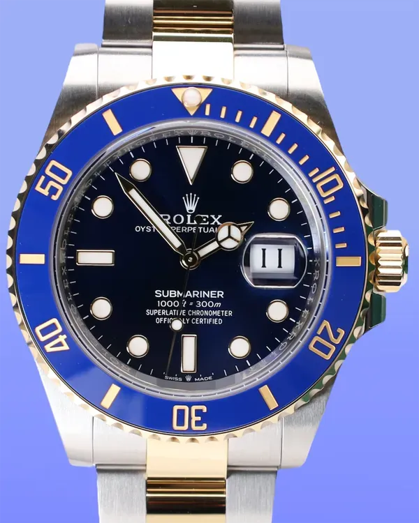 2025 Rolex Submariner Date "Bluesy" 41MM Blue Dial Two-Tone Oyster Bracelet (126613LB)