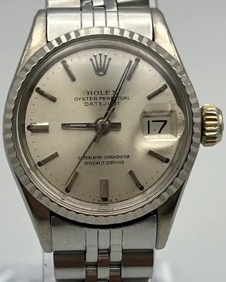 Rolex Lady-Datejust 26MM Silver Dial Jubilee Bracelet (6517)