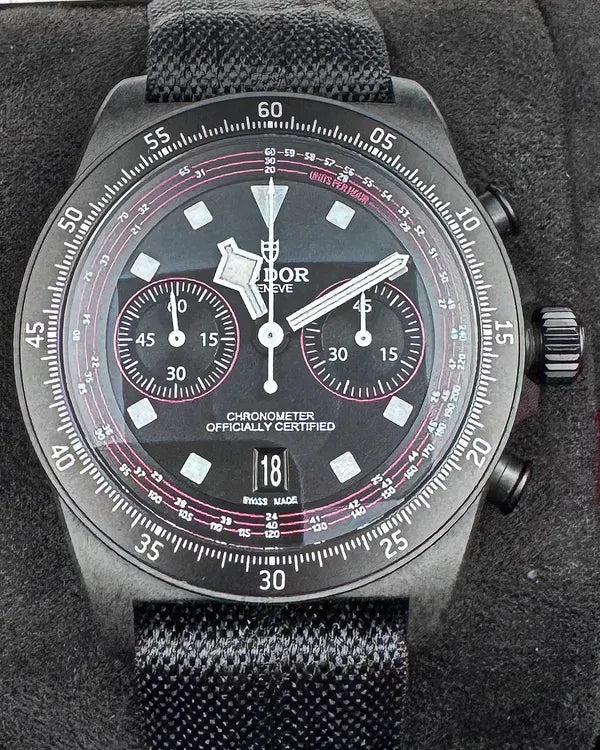 2024 Tudor Pelagos FXD "Cycling Edition" 43MM Black Dial Textile Strap (25827KN)