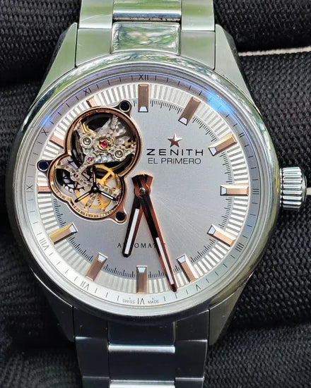 2017 Zenith El Primero Synopsis 40MM Silver Dial Steel Bracelet (03.2170.4613/01.M2170)