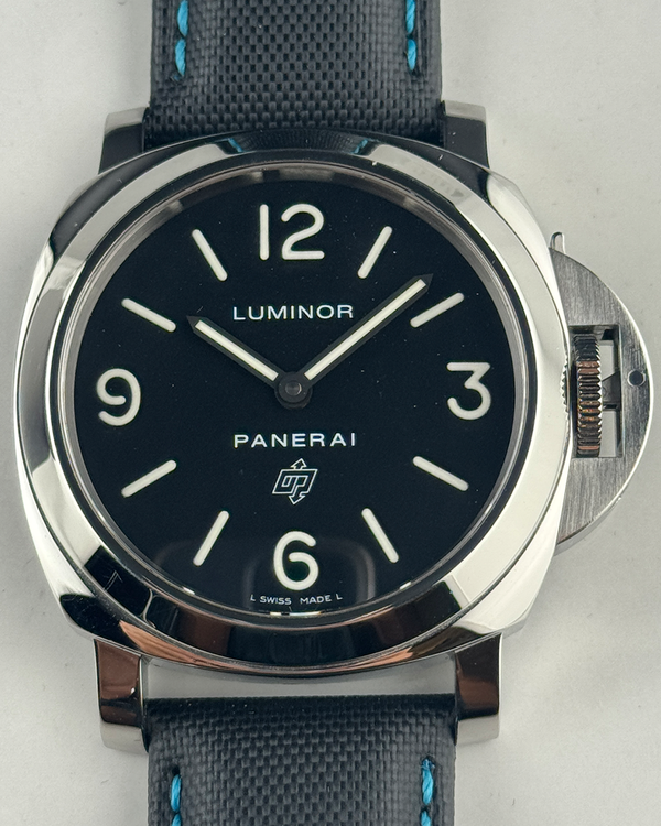 Panerai Luminor Base Logo 44MM Black Dial Textile Strap (PAM00000)